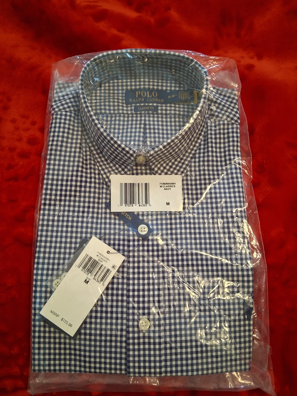 Polo by Ralph Lauren Men’s Blue Gingham Button-Down Shirt